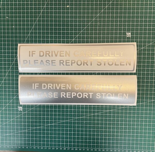 DRIVEN CAREFULLY Aufkleber