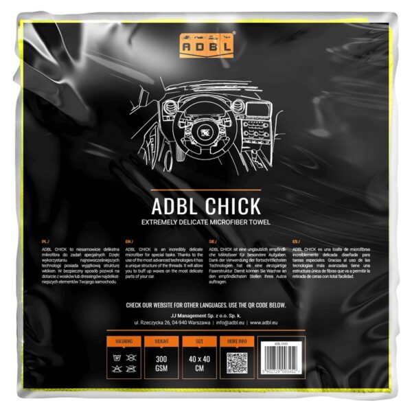 ADBL - Chick Spezial-Poliertuch 300SGM 40x40cm