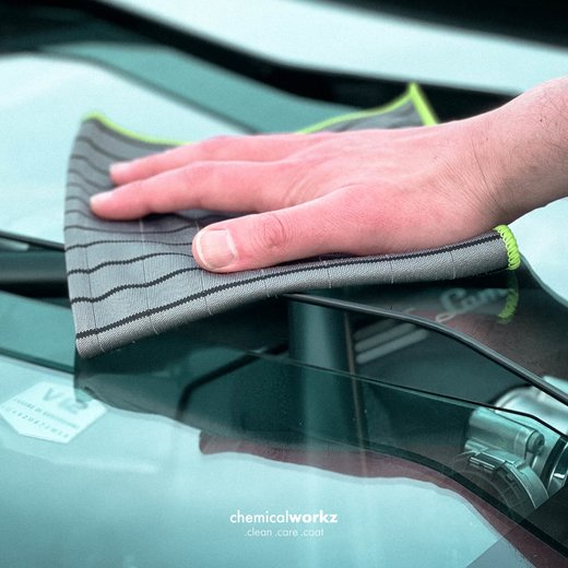ChemicalWorkz Carbon Fiber Glass Towel Premium Glastuch 360GSM 40×40 –  Detailworx – Der Profi für Autopflege