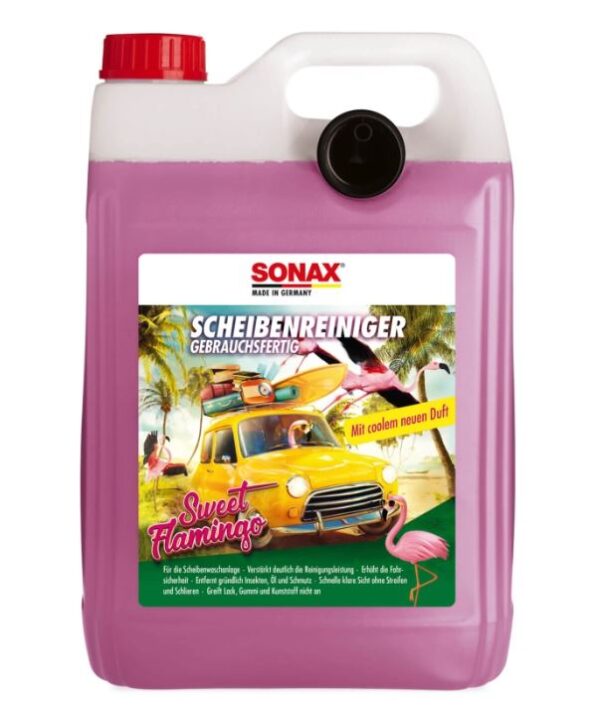 SONAX ScheibenReiniger gebrauchsfertig Sweet Flamingo 5L