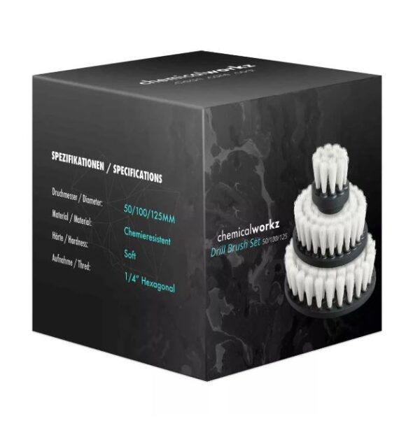 chemicalworkz Drill Brush Set Reinigungsbürsten